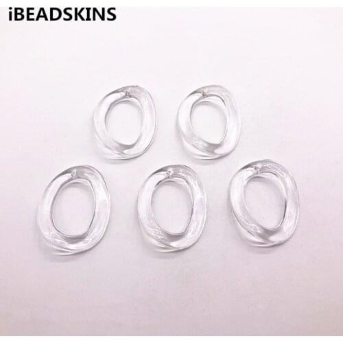 New arrival 45x35mm 170pcs clear Acrylic Oval shape beads for stud earrings/earrings accessories/Earring parts/ jewelry DIY