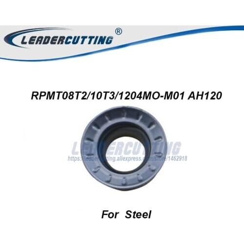 RPMT08T2MO-M01/RPMT10T3MO-M01/RPMT1204MO-M01 AH120/AH725*10pcs Original Milling inserts for Milling cutter R4 R5 R6 Mill Blades
