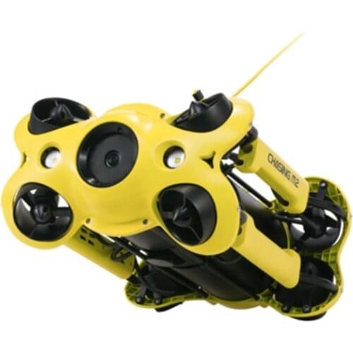 Professional underwater drone, remote control submersible | with 4K UHD camera, 8 vector thruster layout, all-round movement