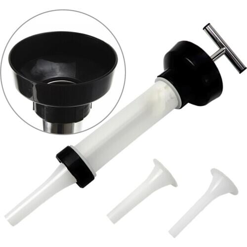 Manual Sausage Meat Filler Machine Sausage Meat Stuffer Filler Handmade Sausage Filling Machine Funnel Nozzle Set Kitchen Tools