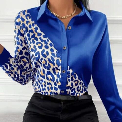 Shuangfuxiang Leopard Blouses