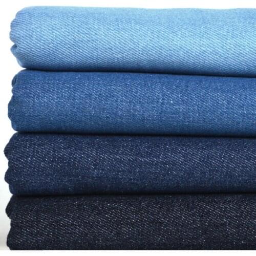 Thin Cotton Washed Denim Fabric Handmade Sewing DIY For Skirt Jeans T-shirt Clothing Accessories per meter 50x150cm