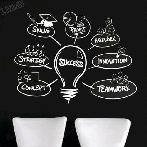 Inspirational Quotes Wall Sticker For Gymnasium Work Hard Stay Humble Wall Decal Decor Office Modern Study Room Decoration Y113