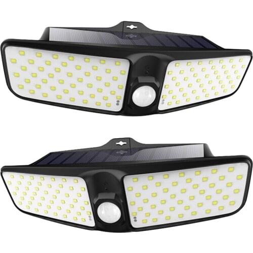 Waterproof 100 LED Solar Powered Light Outdoor PIR Motion Sensor Garden Security Light