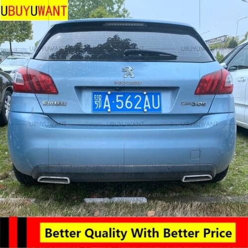 Rear Bumper Spoiler For Peugeot 308 2014 2015 Rear Bumper Lip Diffuser Bumpers Protector