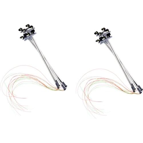 10pcs Metal Pole Street Lights - OO/HO Gauge - Train Railroad Diorama Scenics