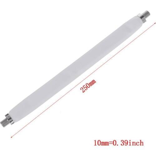 2PCS Window Flat F Connector Cable Coax Coaxial RG6 RG-6Door TV Satellite