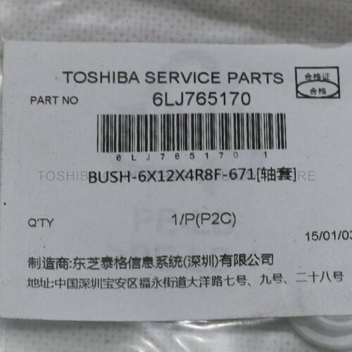 2006 Gear Bush 12Pieces Original TOSHIBA Copier Service Parts BUSH-6X12X4R8F-671 6LJ765170 For 2006