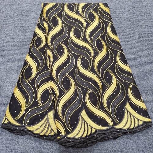 5 Y Swiss lace fabric 2021 heavy beaded embroidery African lace fabrics 100% cotton fabric Swiss voile lace in Switzerland 4L720