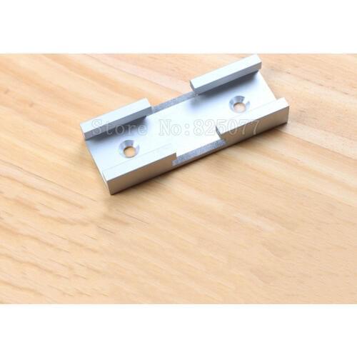 8PCS T-Slot T-Track Intersection Parts Anodized Aluminum Length 80mm for Fences JF1385