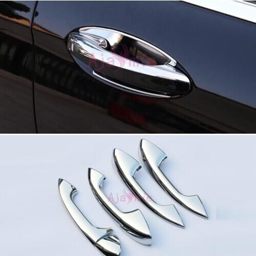 Accessories Fit For Mercedes Benz E Class W213 2016 2017 2018 Car Chrome handle Protective Cover Door Handle Outer Moulding Trim
