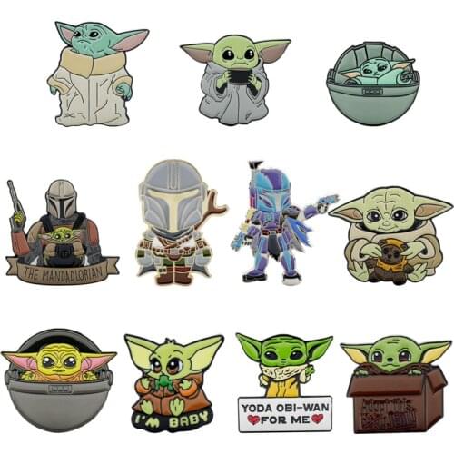 New Movie Star Wars Brooch Pins Cartoon Enamel Badge Backpack Lapel Pin Clothes Bags Jackets Jewelry Gifts