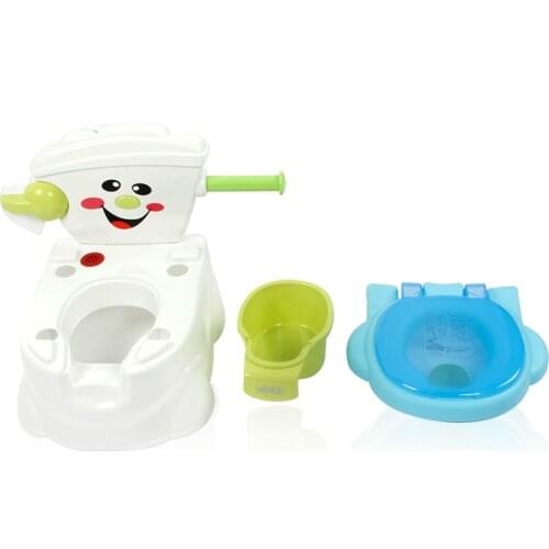 Baby Toilet Children Folding Toilet Portable Kids PP Toilet Baby Potty Chair Pink / Sky Blue