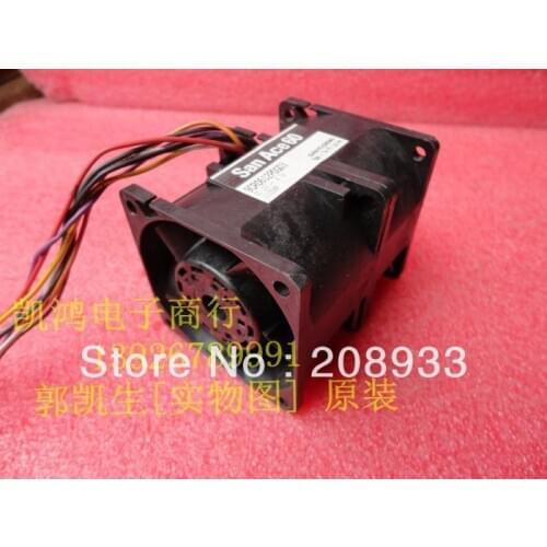 For genuine For SANYO super fan of violence 60MM dual-motor car booster fan 12V 4.7A fan+cooling fan