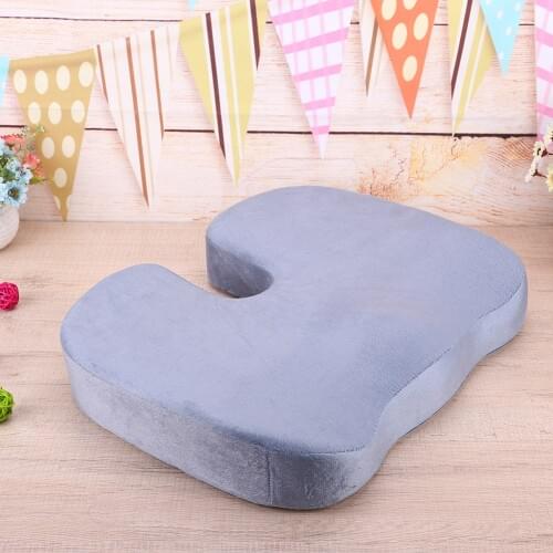 Travel Breathable Seat Cushion Orthopedic Memory Foam Seat Sponge U-Shape Massage Chair Seat Cushion Car Office Seat Pad