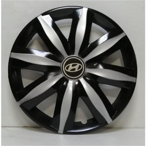 Hyundai 14-inch Steel Wheel Cover Set 4 Piece Shatterproof Looking oto091
