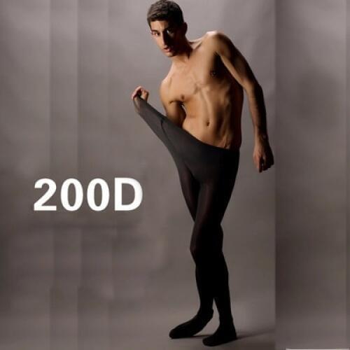Sexy Mens thick warm autumn and winter 200D high elastic warm tights male fitness male gay socks men