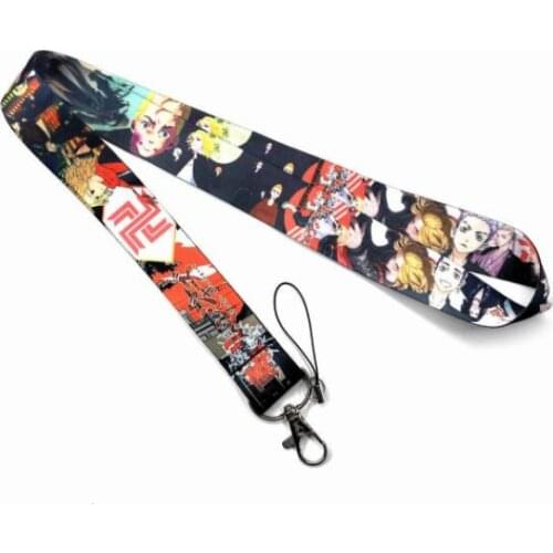 New Anime Tokyo Neck Strap Lanyards Badge Holder Rope Pendant Key Chain Accessorie