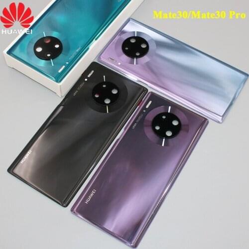 Original Back Housing Cover For Huawei Mate30 TAS-AN00 MATE30 TAS-AL00 Mate 30 Pro Phone Replacement Shell + Camera Lens + Logo