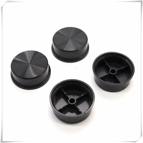 2 Pieces Plastic Flower Shaft Knob Diameter 45mm Height 17mm Potentiometer Encoder Knob Gear Shaped Inner Hole 6mm