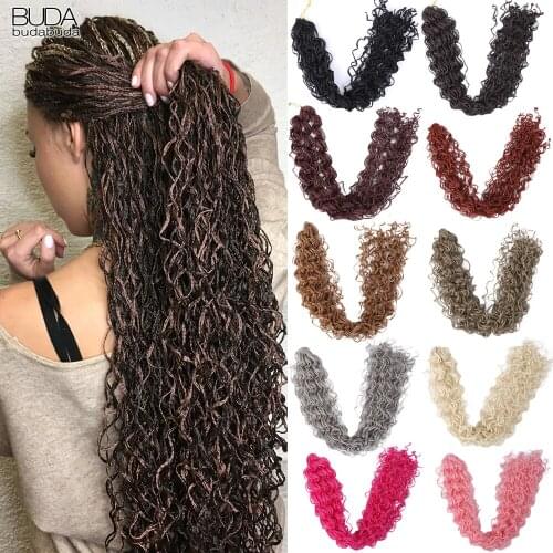Zizi Braids Synthetic Crochet Box Braids Twist Hair Extensions For Women 20Inch Long Curly Zizi Fiber Braid Pink Grey Blonde