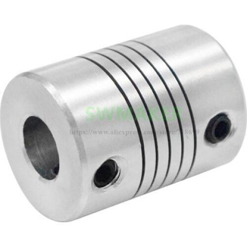 1pcs 5x8mm Elastic coupling for Reprap Creality Ender-3 Ender-3S or CR-10 CR-10 pro 3D printer 5mm To 8mm Router Connector