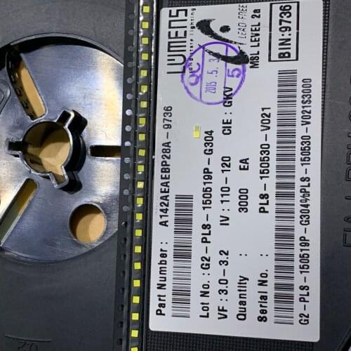 100PCS LUMENS LED Backlight Chip Scale Package 3W CSP 1616 3V Cool white 190LM A142AEAEBP28A LCD Backlight for TV TV Application