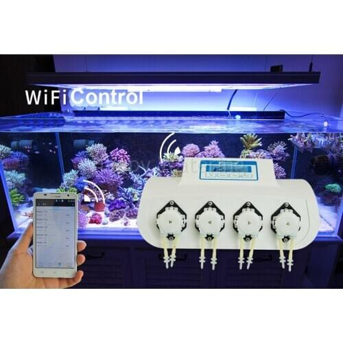 110V-240V Micro Peristaltic Pump Metering Pump Aquarium WIFI Phone Control