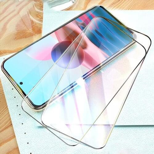 2PCS Tempered Glass For Xiaomi Redmi Note 10 Pro Max Note 10S 10 5G Screen Protector Glasses Film For Redmi Note 10 Pro Glass