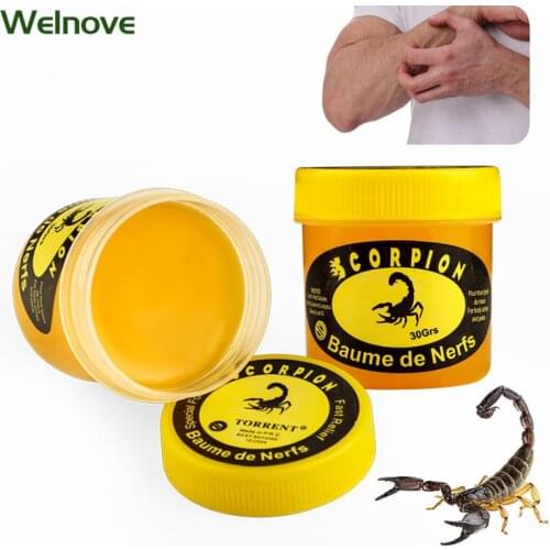30g Scorpion Ointment Powerful Relief Muscle Pain Rheumatism Arthritis Cream Anti Mosquito Mint Cool Oil Chinese Medicine
