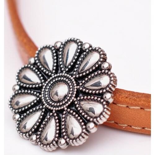 30mm Bling Silver Western Cowboy Horse saddles Leathercraft Belt Bag Shoe Flower Concho Lot 10pcs