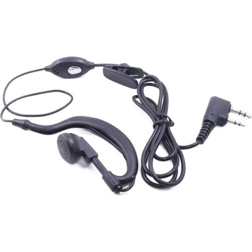 Baofeng 2pin K port earpiece ptt mic headset earphone earpiece for UV-5R UV-5RE BF-R3 UV-S9 PLUS BF-888S ksun Walkie Talkie