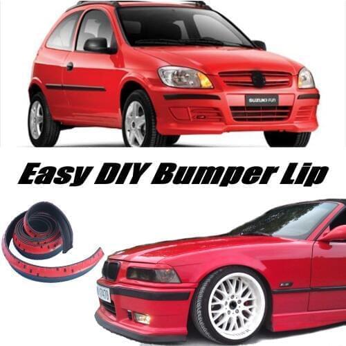 NOVOVISU Bumper Lip Lips For Suzuki Fun / Top Gear Shop Spoiler For Car Tuning / ecommend Body Kit + Strip