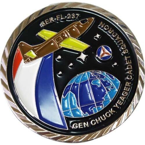 Eco friendly fashion two-color military coins factory direct plating military coins