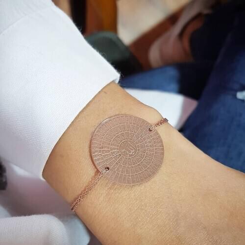 ESMA-UL HÜSNA SILVER BRACELET WITH ALLAHS 99 NAMES WRITTEN SPECIAL DAY HED