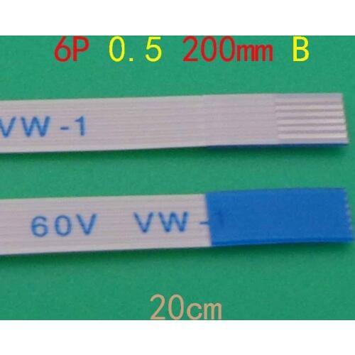 1pcs New Power Switch flex cable For Asus A550 A550C X550 X550V X550VC X550C X550CC FFC FPC Flexible Cable Length 20cm 6-Pin