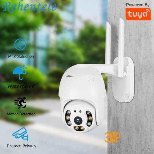 1080P PTZ WiFi Outdoor IP Camera AI Human Auto Tracking Detection 4X Digital Zoom 3MP Security CCTV Smart Camera