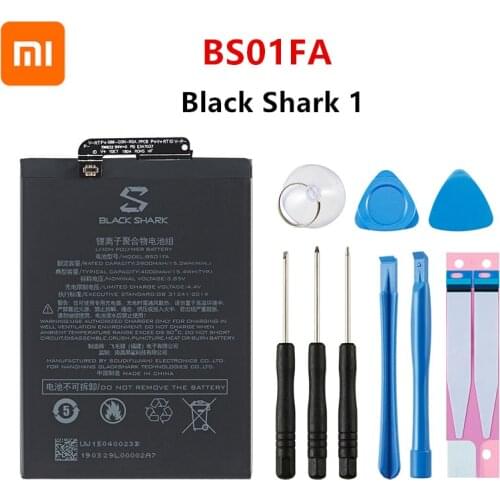 Xiao mi 100% Orginal BS01FA 4000mAh Battery For Xiaomi Black Shark 1/ Black Shark Dual SIM TD-LTE/ AWM-A0 BSO1FA + Tools
