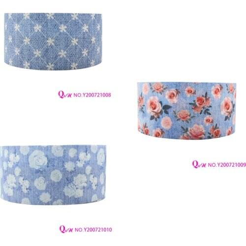 Q&N ribbon 16mm ~ 75mm Star Printing 50yard Ribbons Gift Box With Logo DIY Sewing Free Shipping Lace Ribbon