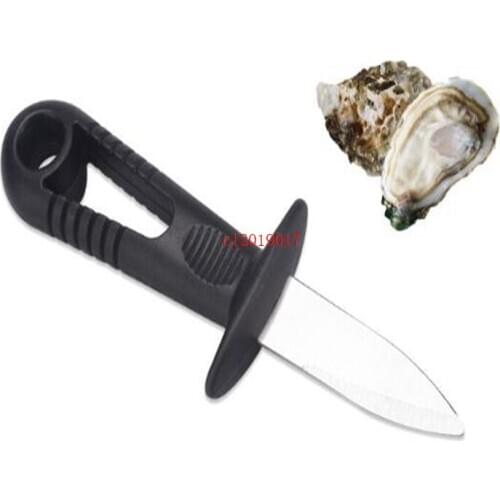 Stainless steel oyster knife plastic handle kitchen oyster knife