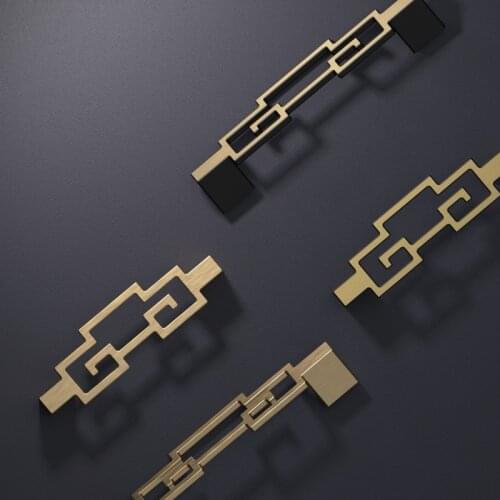 New Chinese Retro Antique Zinc Alloy Drawer Cabinets Handles Wardrobe Doorknob Furniture New Stylish Handles drawer knobs