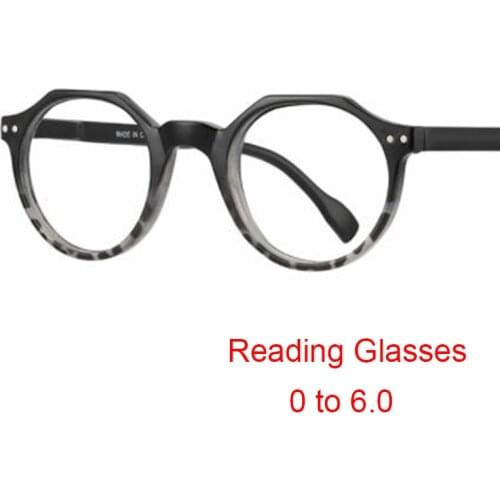 Unique Yellow Hawana Reading Glasses Women Small Round Presbyopia Magnifying Blue Light Blocking Glasses Frame +1 +2 +2.5 Bril