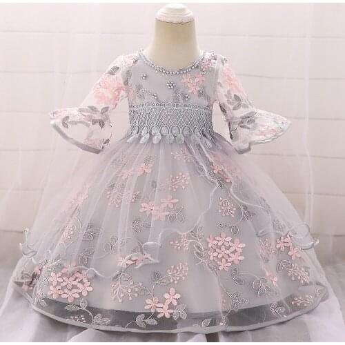 Newborn Clothes Baby Princess Dresses for Baby Girls 1 Year Birthday Dress Infant Party Dress Baby Baptism Wedding Gown Vestido