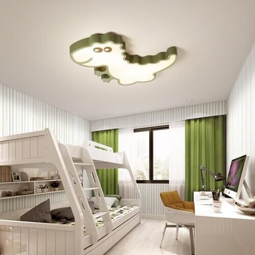Cartoon Dinosaur Animal Ceiling Light Boys Kids Ceiling Light For Children Girls Baby Room Light Bedroom Decorative Lighting