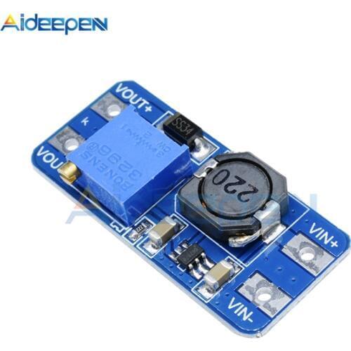 5Pcs MT3608 DC-DC Step Up Booster Power Supply Module Boost Step-up Converter Board MAX output 28V 2A For Arduino
