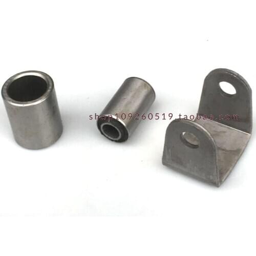 Self-Made Four-Wheel Steel Pipe Karting Parts Frame Rear Axle Link Parts Rear Rocker Arm Lifting Ear 12mm Buffer Cover Casing