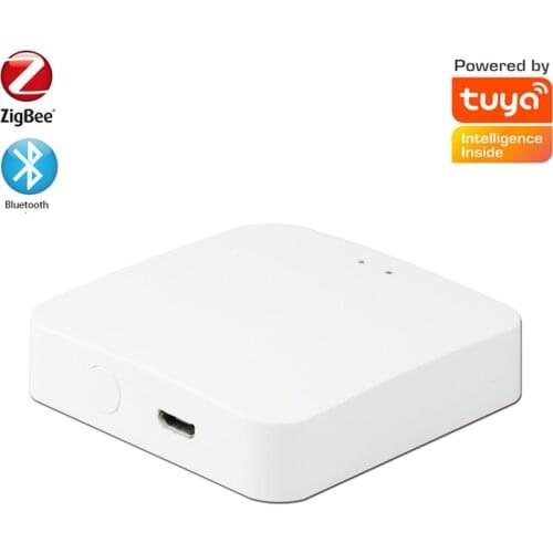 Multi-mode Gateway ZigBee 3.0 WiFi Bluetooth Mesh Hub Work with Tuya Smart App Voice Control via Alexa Google Home