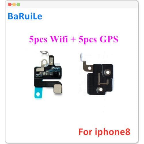 BaRuiLe 10pcs Wifi Flex Cable for iPhone 8 Plus 8P 8G 4.7" GPS Cover Antenna Network Signal Bluetooth Ribbon Replacement Parts