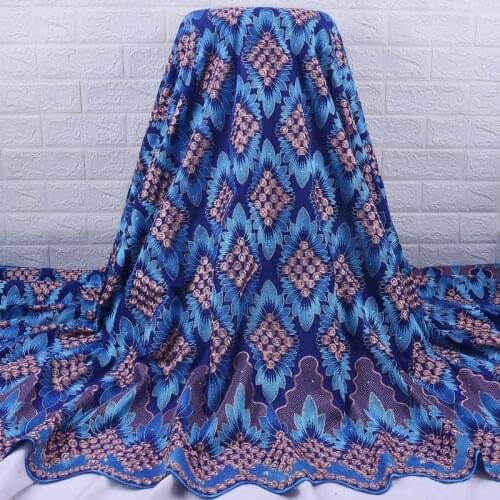 Zhenguiru Swiss voile fabric cotton fabric high quality African lace fabric embroidery Nigeria fabric for women wedding A1946