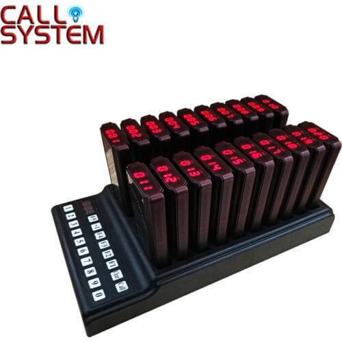 Ycall 1 keypad 20 buzzer Restaurant Wireless Coaster Pager System Queue Management Equipment Fast Food